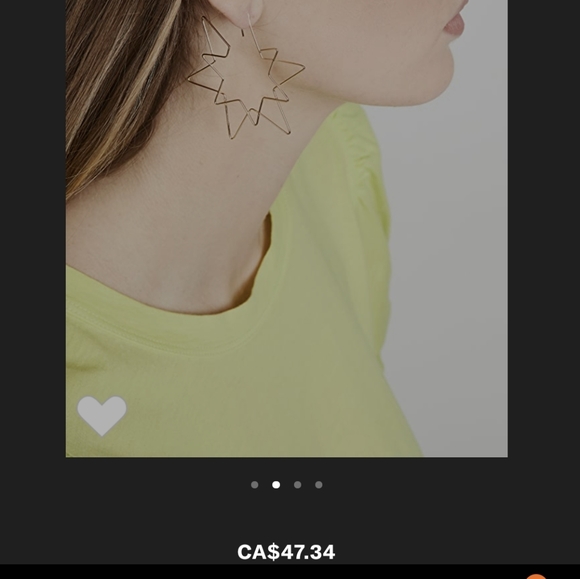 BNIB Baublebar Star Hoops - Picture 8 of 8